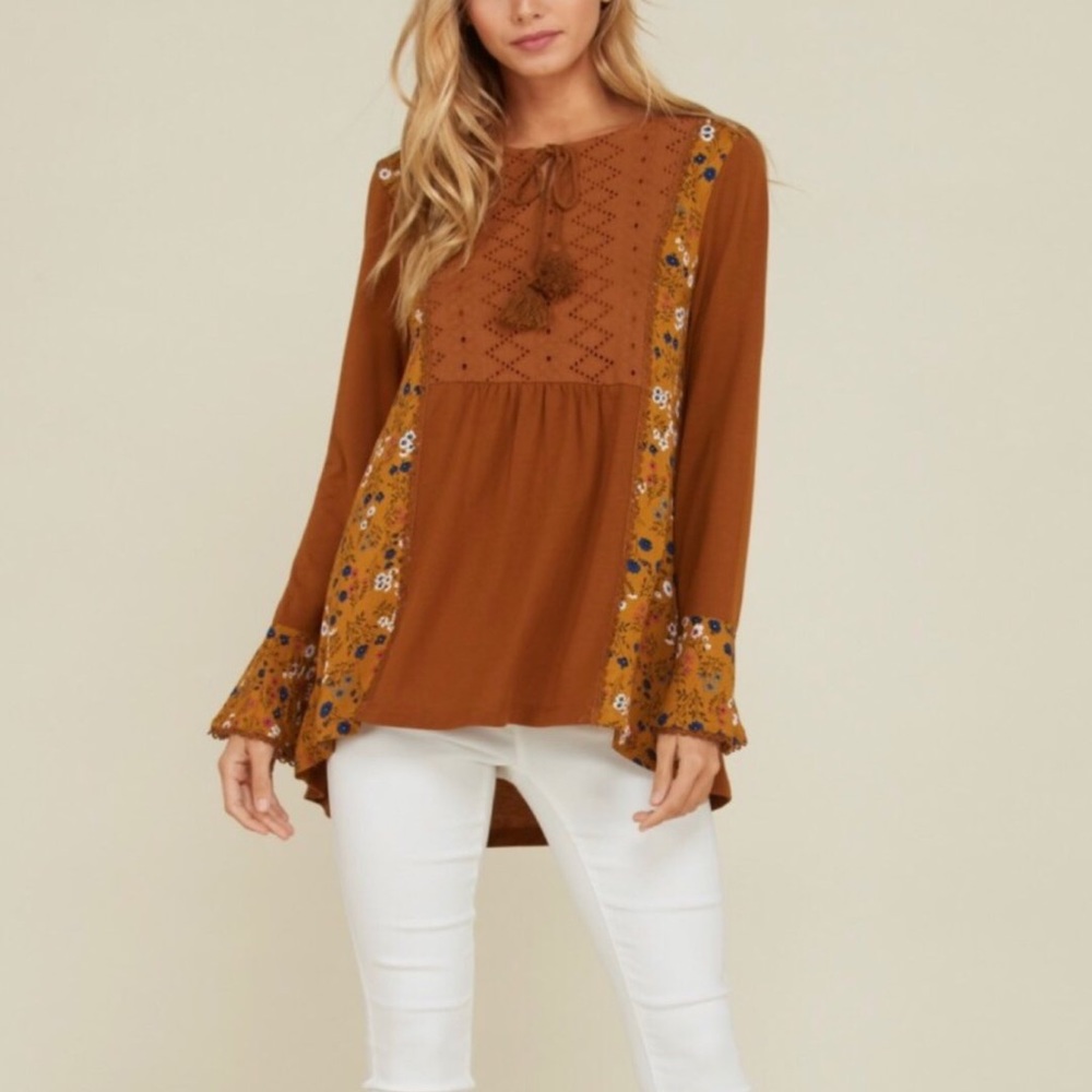 Bestie High Low Top with Long Sleeves